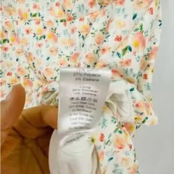 Lavish Alice Dress Size 8 Puff Sleeve Lace Trim Midi NWT $250 - Picture 2 of 9